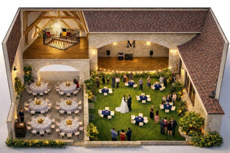 Plan ouvert du Manoir