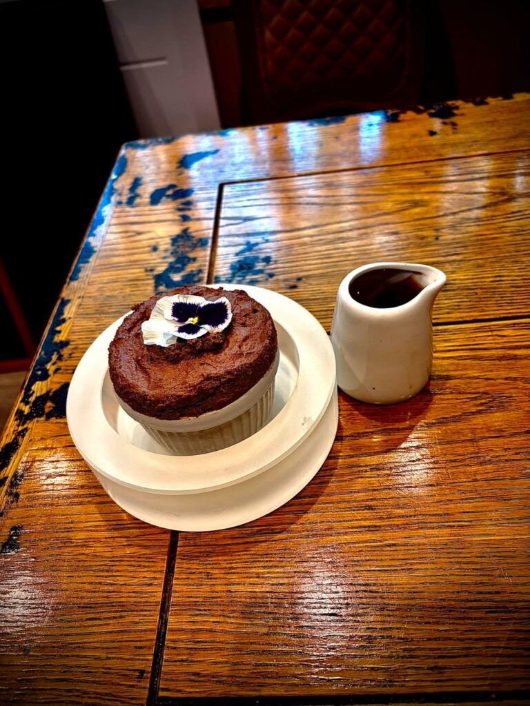 Soufflé glacé au chocolat noir